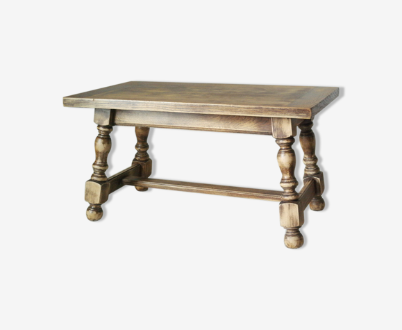 Western Vintage Oak Style Coffee Table Selency Western Vintage Oak Style Coffee Table, Western Themed Coffee Tables
