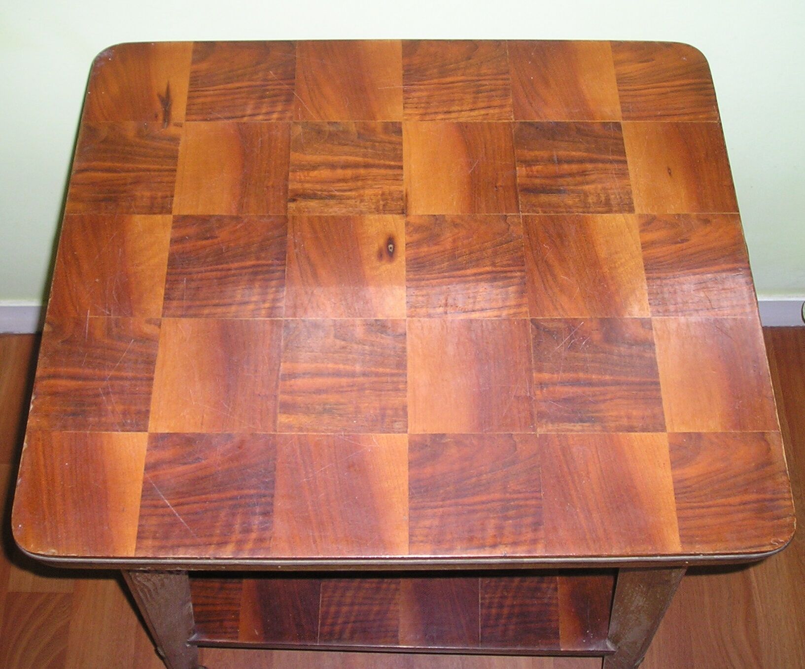 2-tray rolling side table, 50s