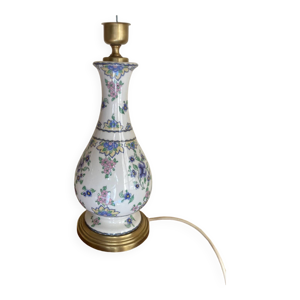 pied de lampe porcelaine