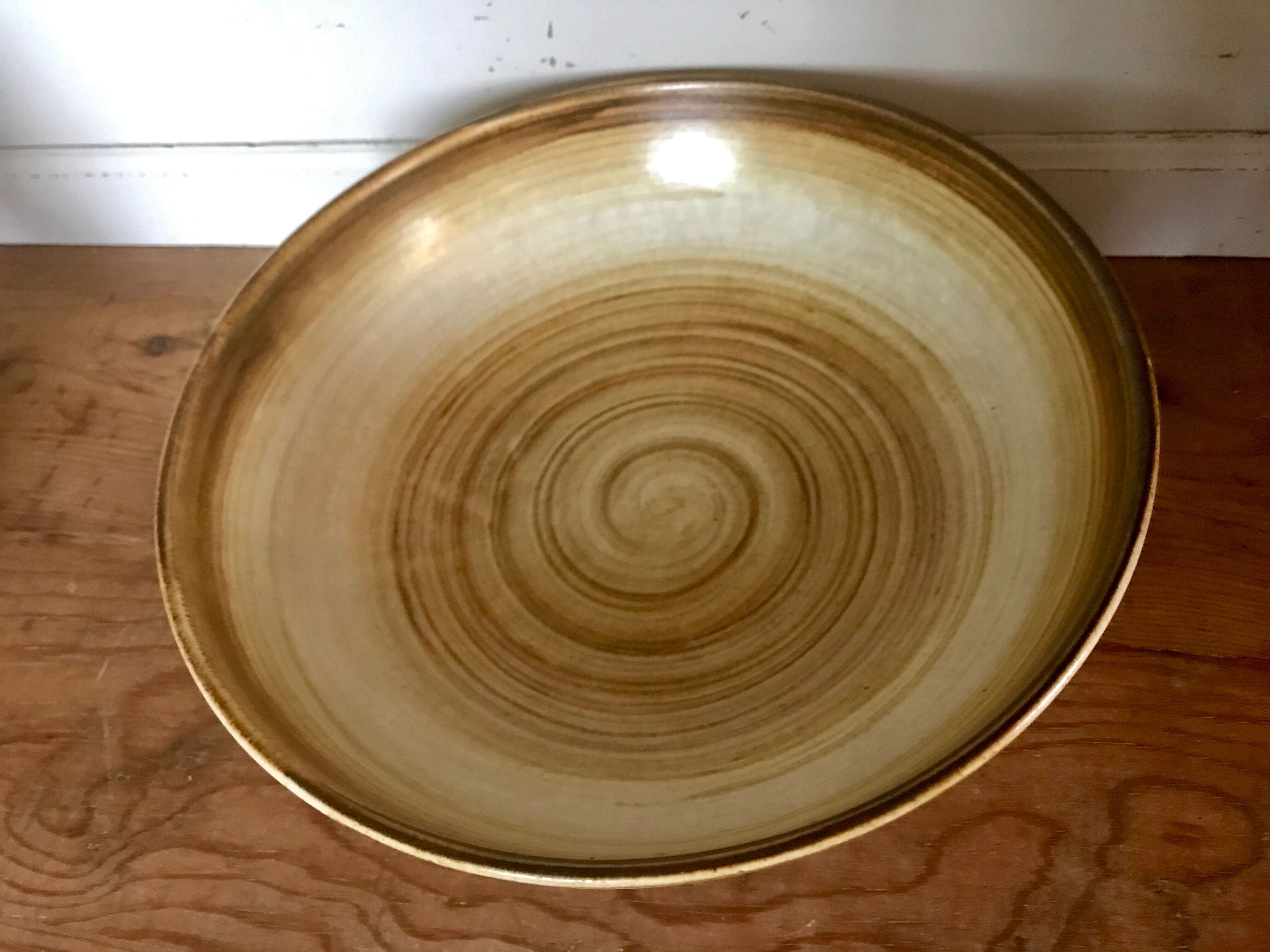 Longchamp vintage sandstone salad bowl