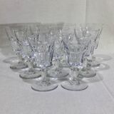 Baccarat – 9 Missouri Model White Wine Glasses