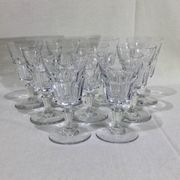 Baccarat – 9 Verres à vin blanc Modèle Missouri