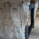 Dessus de lit ancien en crochet fait main