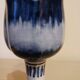 Pair of Delft earthenware candlesticks