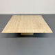 Italian coffee table in travertine, Roche Bobois edition, 70s/80s.