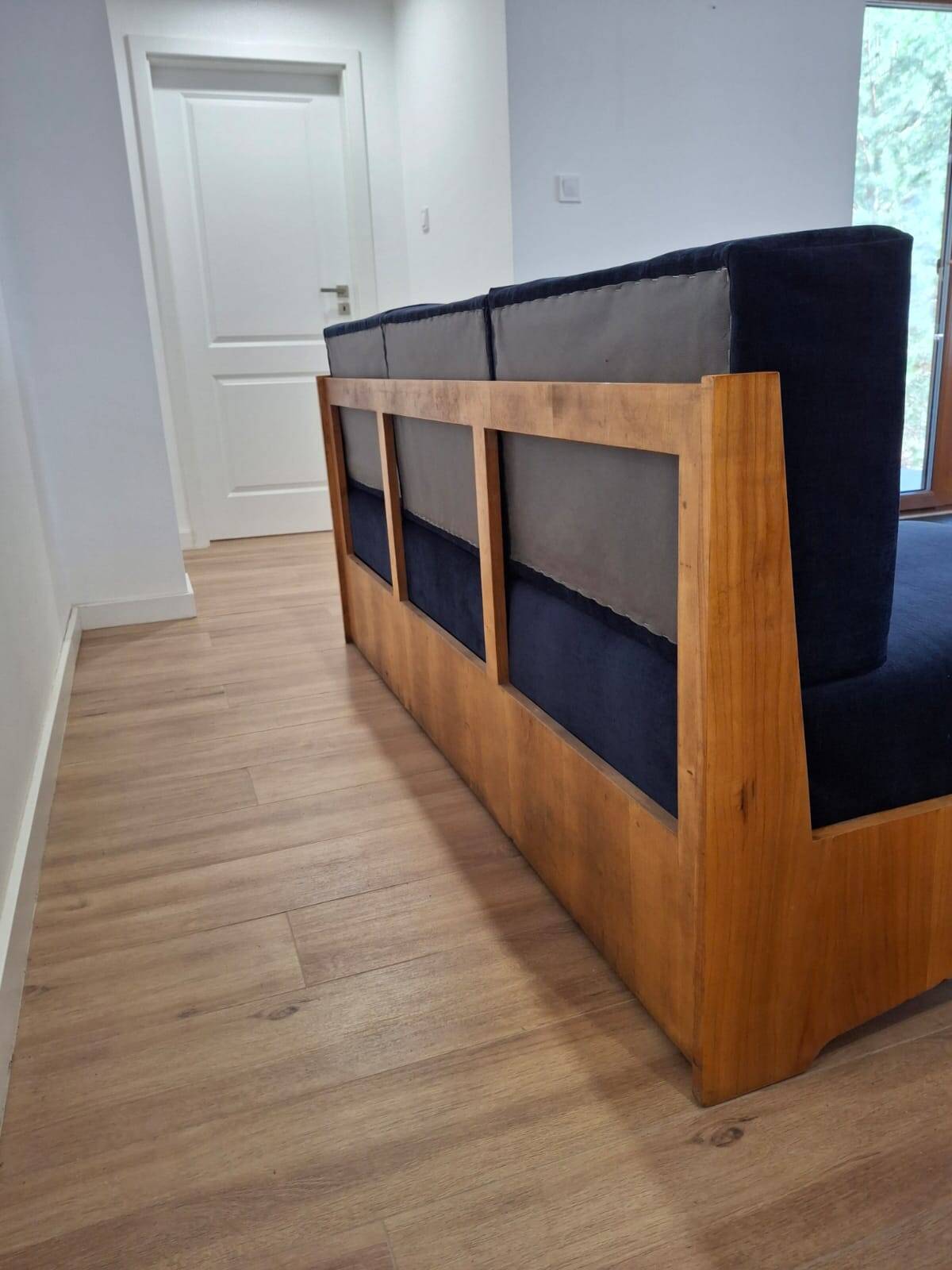 Folding sofa, designer Lejkowski Leśniewski, 1960s, Poland