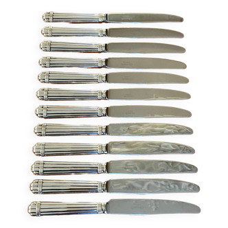Christofle aria 12 dessert knives new condition