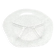 Appetizer platter, modernism, glass, design by J. Drost, Ząbkowice, Poland, 1970s