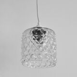 Globe cylinder Glass molded embossed transparent bubble