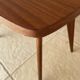 Table d’appoint vintage , pieds compas , circa 1960s