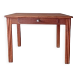 Art Deco desk or side table from the 1930s, vintage, solid wood