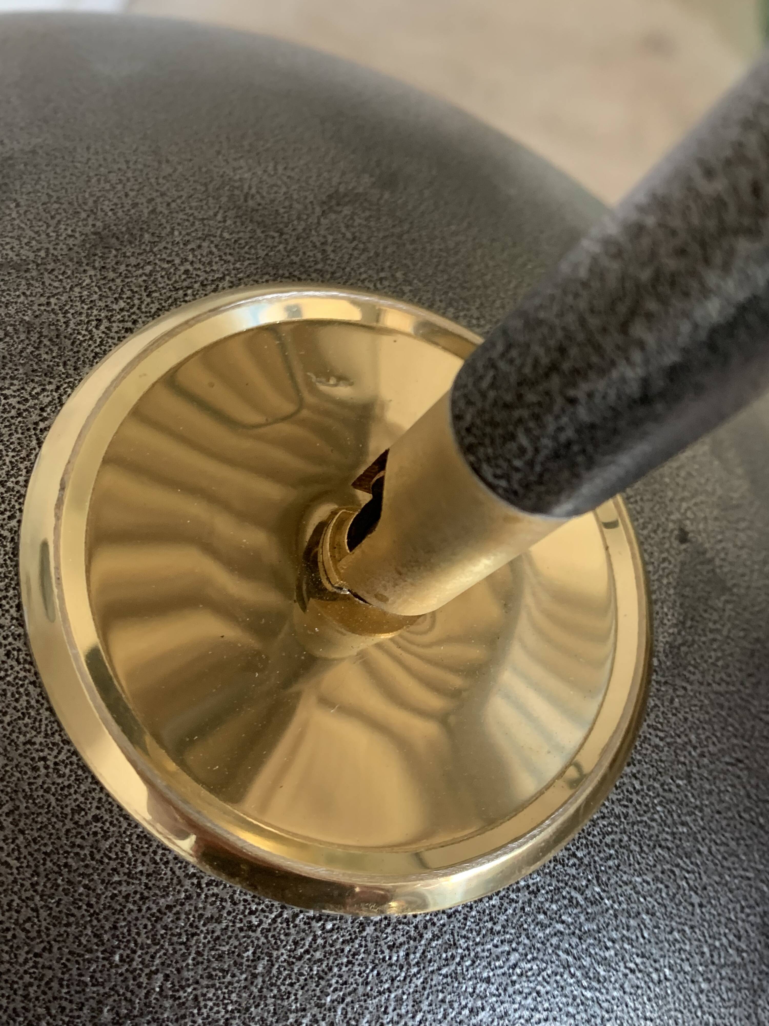 Pair of vintage black wall lights