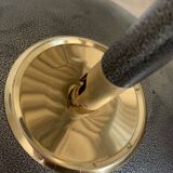 Pair of vintage black wall lights