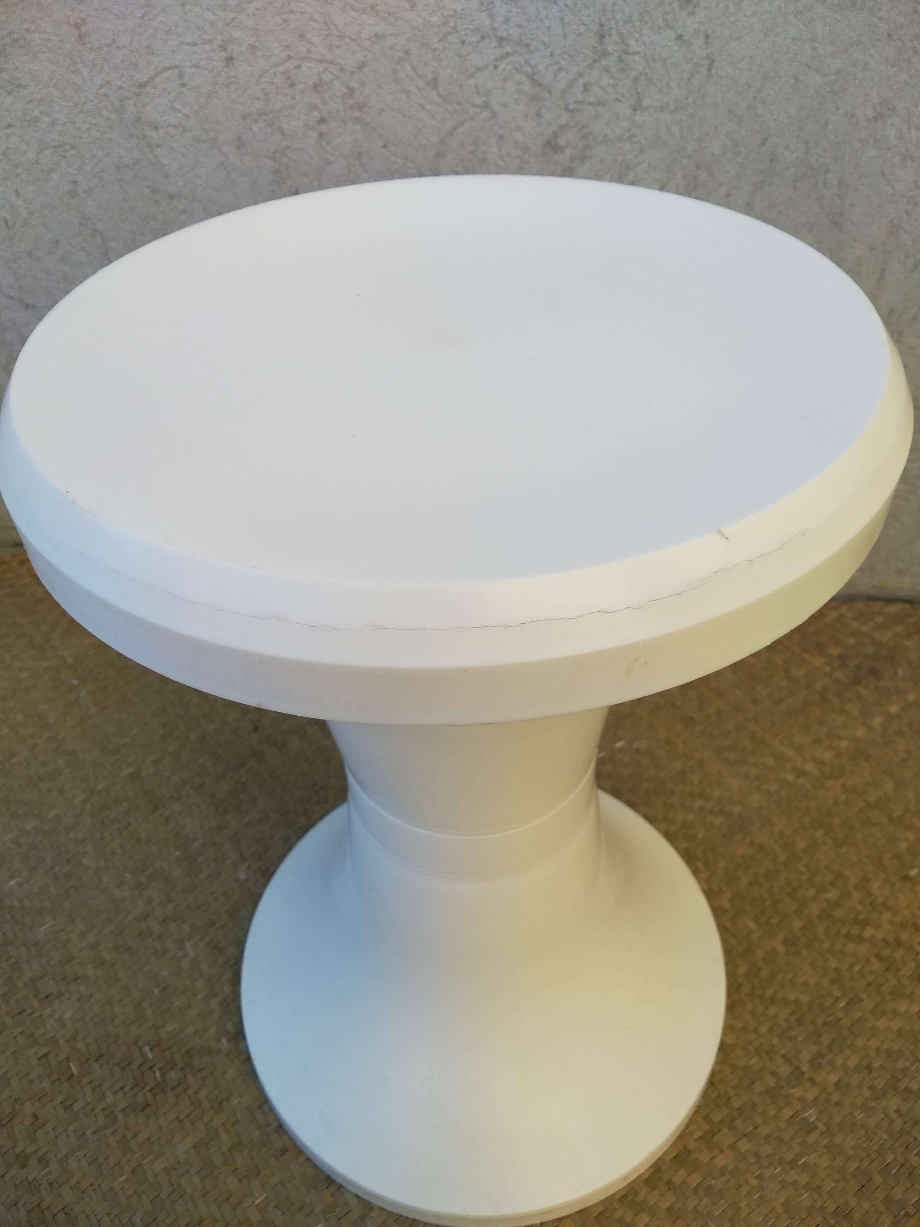 Stool Tam Tam diabolo Vintage 70 White
