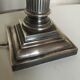 lamp column neoclassical greek revival in bronze silver years 60s
