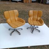 Pair of vintage Vitra 70s armchairs