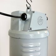Large Industrial Aluminium Pendant Light from Elektrosvit, 1960s