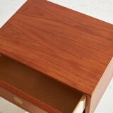 Restored teak nightstand
