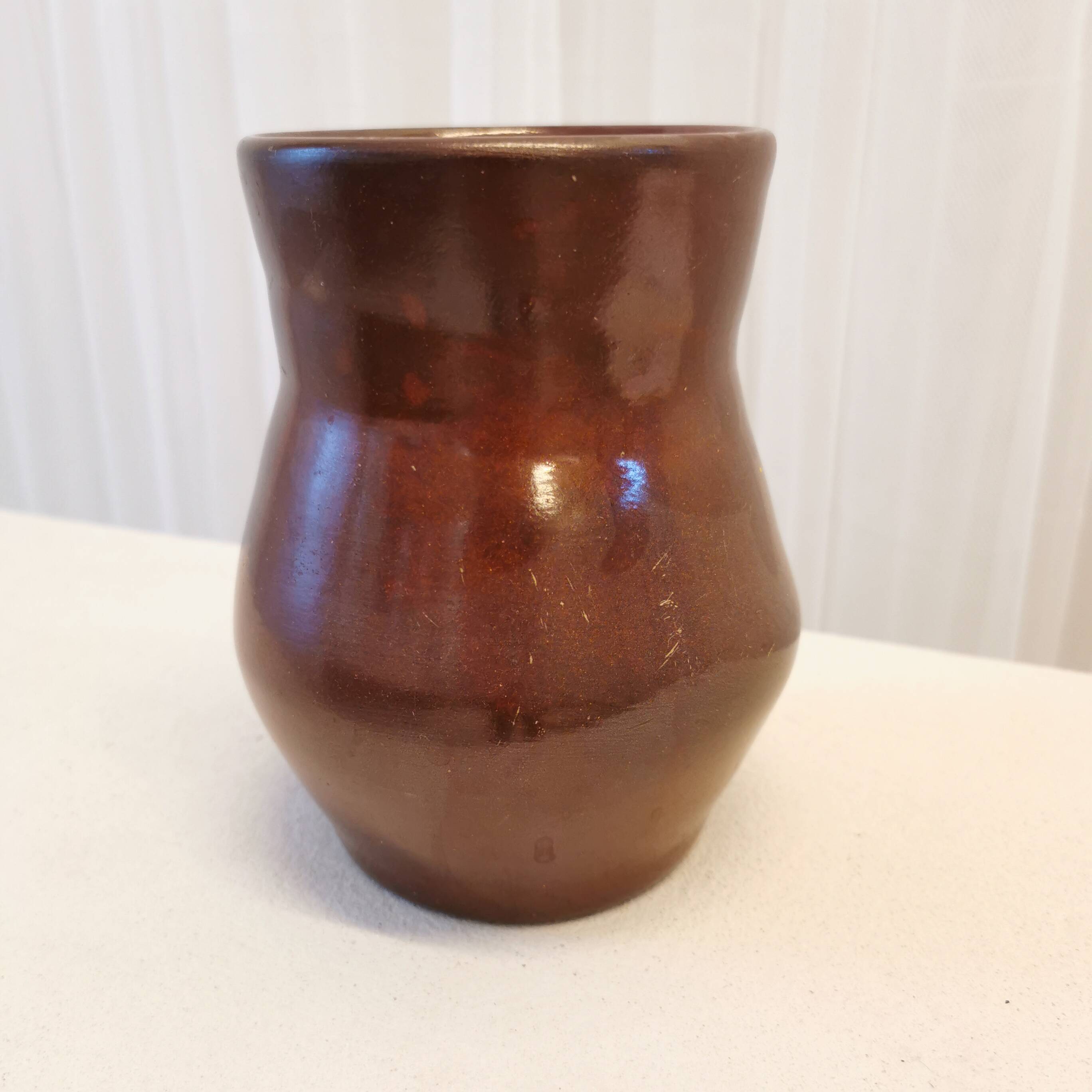 Glazed ceramic vase