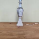 Old marble lamp base