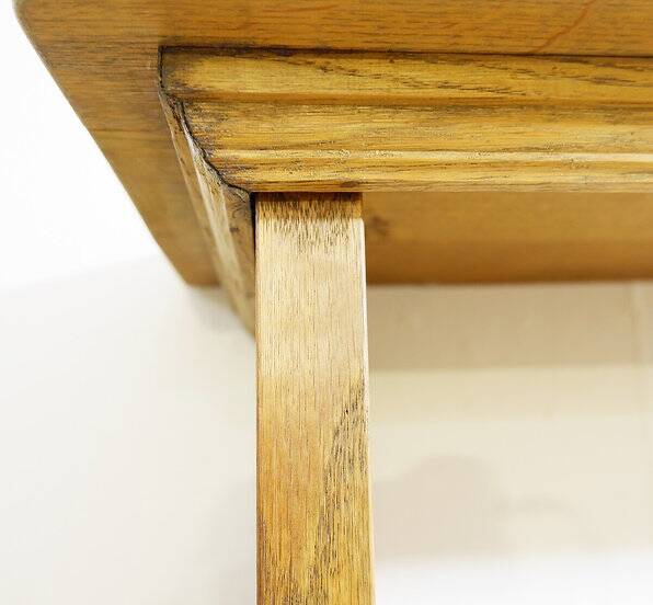 Brutalist shelf in solid wood - 1950s