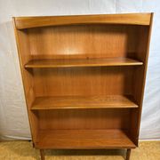 Vintage Mid-Century Teak Bookcase|1960s–1970s|Retro Scandinavian Style|Spac