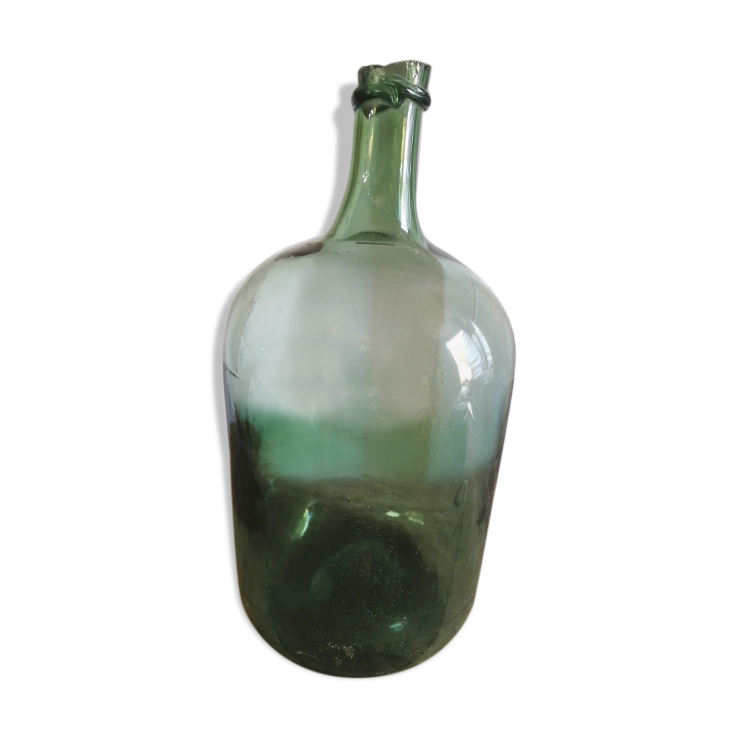 1 demijohn Bonbonne Bottle Green Reflections