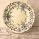 LG Clairefontaine dessert plate Moustier model in iron earth