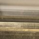 Vintage gold chrome metal Lancel bookcase 1970