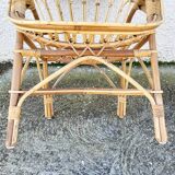 Fauteuil en rotin 1960