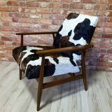 Renovated Armchair 1960s, PRL, vintage, Henryk Lis, Fox