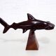 Wooden hammerhead shark 1970
