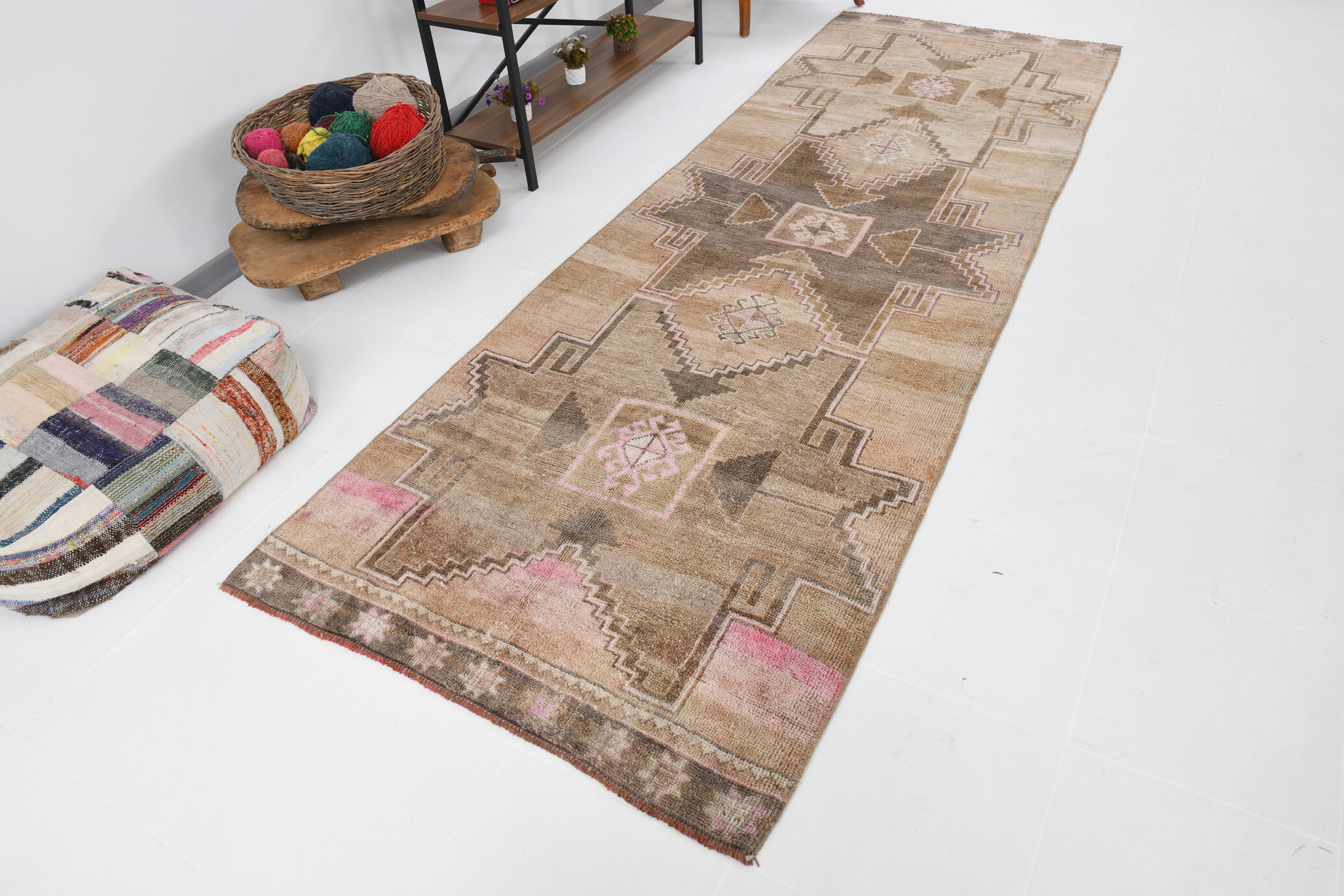 4x12 handknotted wool turkish rug, 350x120cm