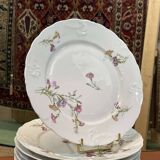 1950s Limoges Porcelain Floral Dinner Service - 31 Pieces
