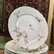 1950s Limoges Porcelain Floral Dinner Service - 31 Pieces