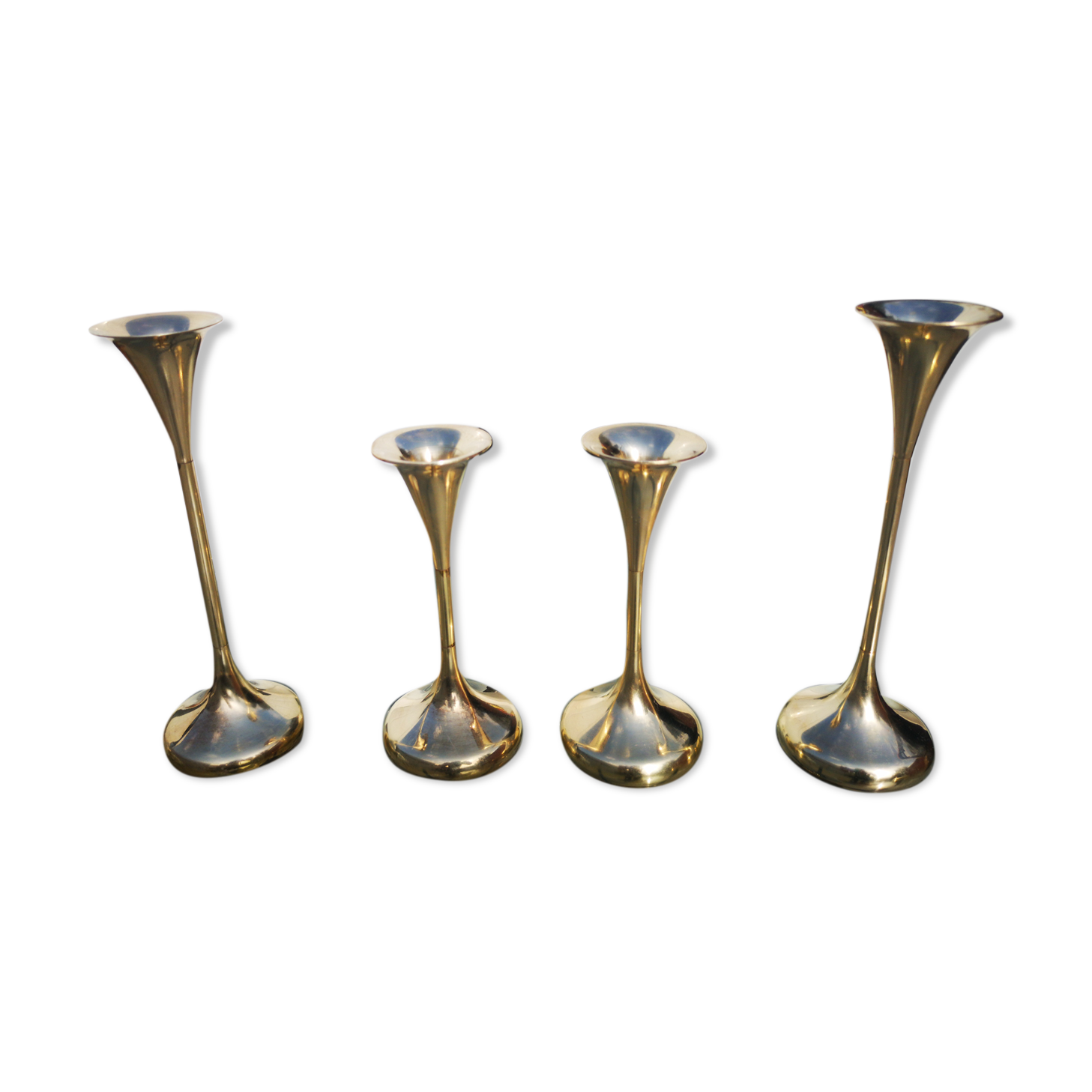 Bronze candlesticks