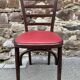 Set de 6 Chaises bistrot Brasserie bentwood bistrot chair shabby chic baumann Thonet simili cuir
