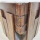 1970s Meblo Frattini Nesting Tables with Smoked Glass