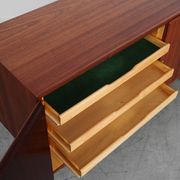 Mahogany cabinet, Danish design, 1970s, designer: Carlo Jensen, made in.