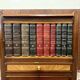 Set of Classic English Nightstand with Books and Marqueterie