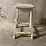 Wooden workshop stool