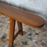 Old farm bench in cherry