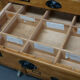 German beech apothecary cabinet, 1930s