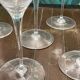 6 Baccarat champagne flutes, grand siècle crystal, Laurent Perrier