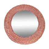 Miroir soleil en osier tressé 59cm