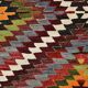 Tapis kilim géométrique multicolore – Explosion de motifs et de caractère