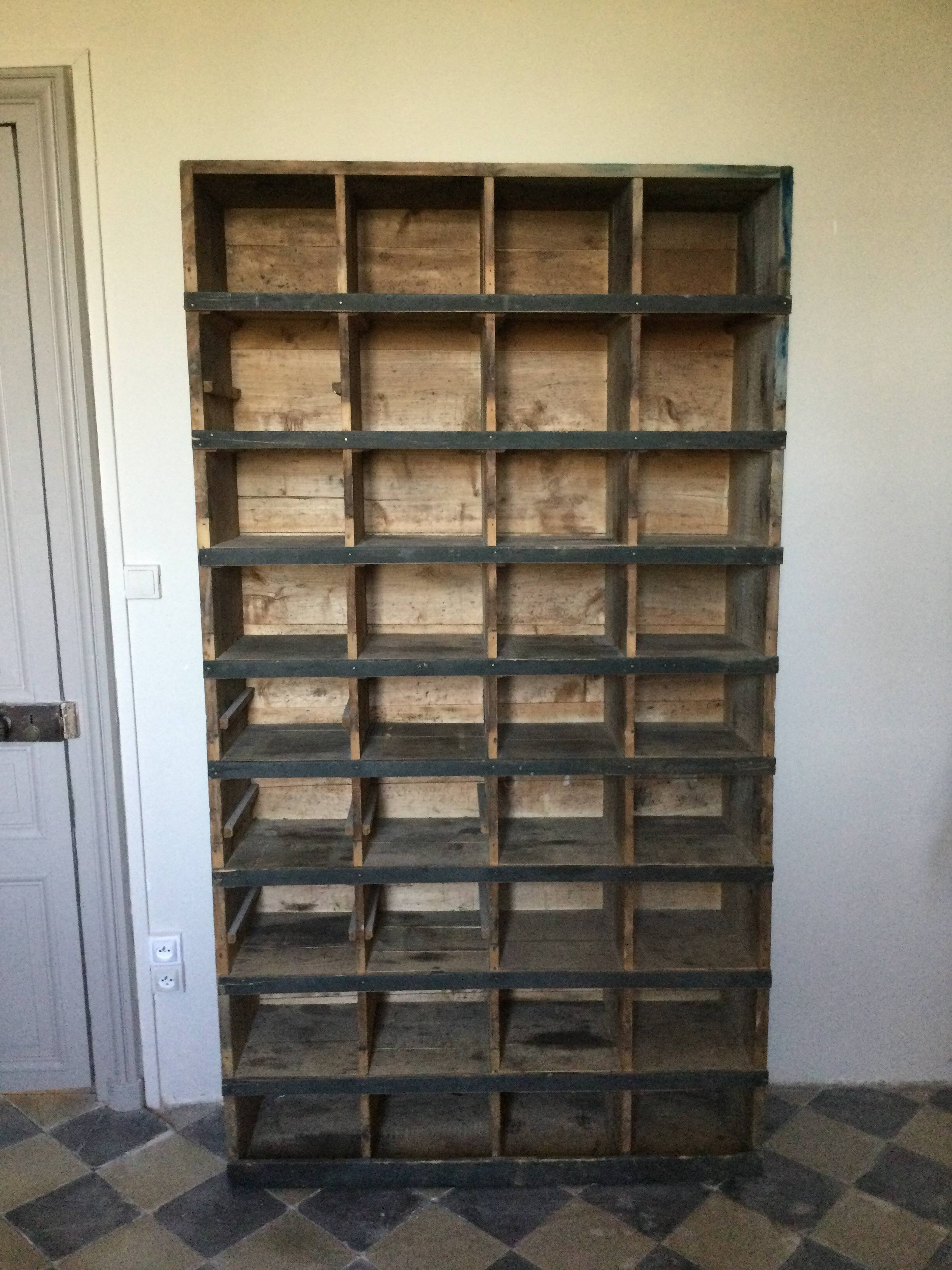 Antique craft furniture with wooden lockers
