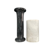 Duo de vases vintage en marbre