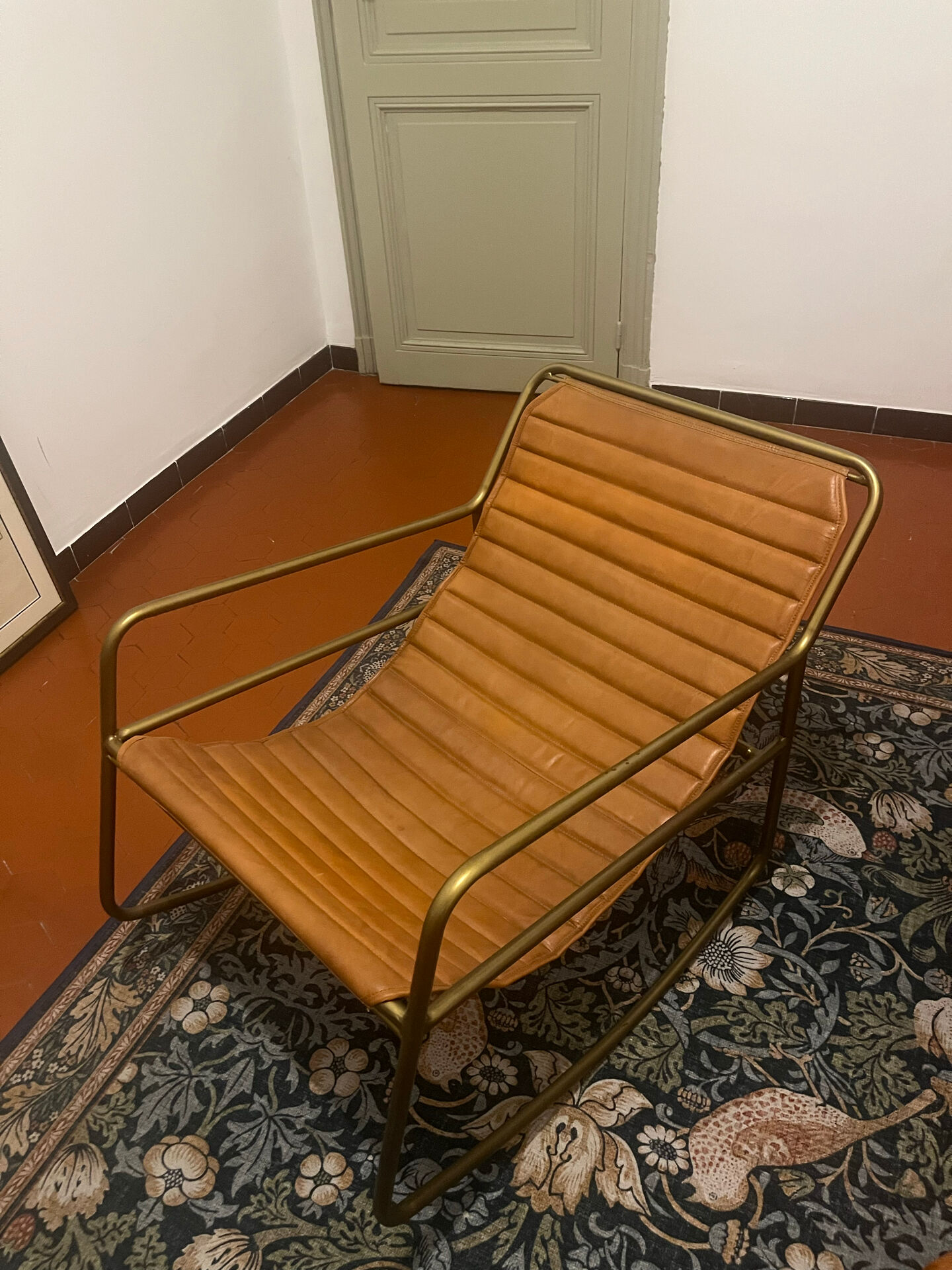 1 fauteuil Poltrona Karisma Cuir italien
