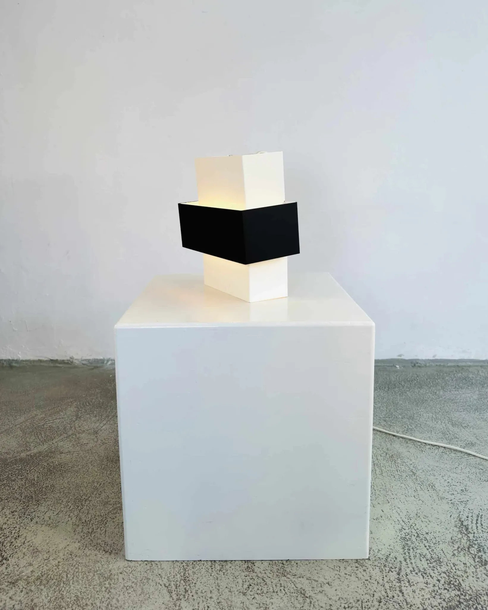 Geometric Wall Lamp By J.J.M. Hoogervorst For Anvia Nederland, The Netherlands, 1960S